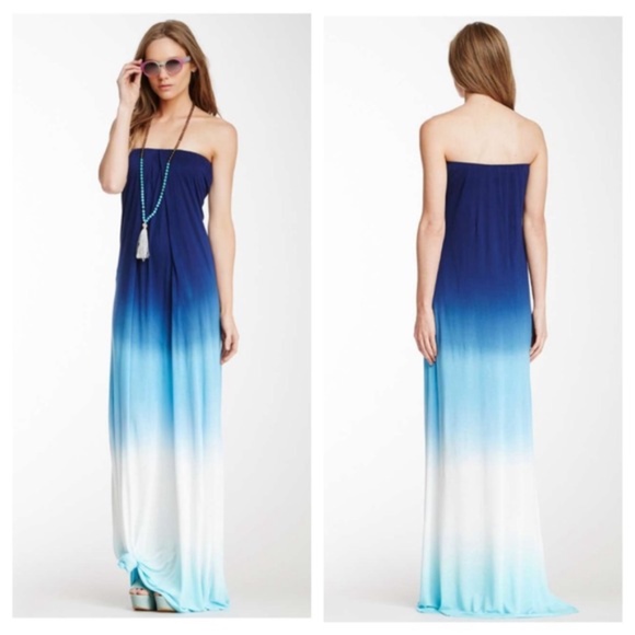 Young Fabulous & Broke Dresses & Skirts - Young Fabulous & Broke Blue Ombre Karissa Dress